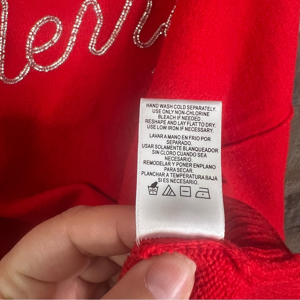NWT Vince Camuto Merry Red Sweater - Picture 6 of 8